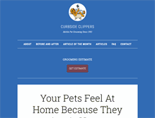 Tablet Screenshot of curbsideclippers.com